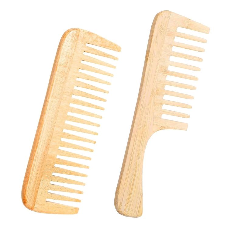 Wooden Hair Combs Set imagen 1